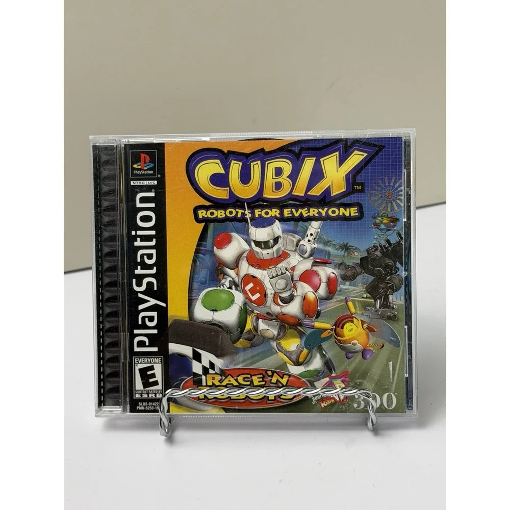 Cubix: Robots for Everyone for Sony Playstation 1 PS1 Complete Great Shape